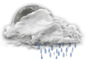 曇り 時々 雨の降る