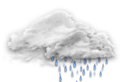 完全に曇り 時々 雨の降る