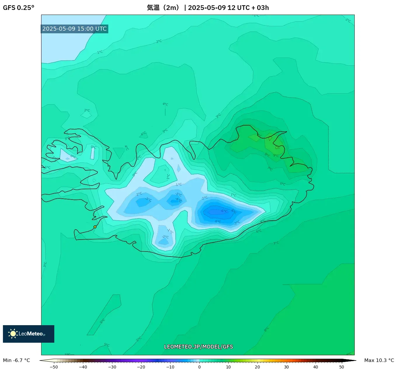 GFS - アルゼンチン, 気温(2m) GFS - アルゼンチン, 気温(2m)