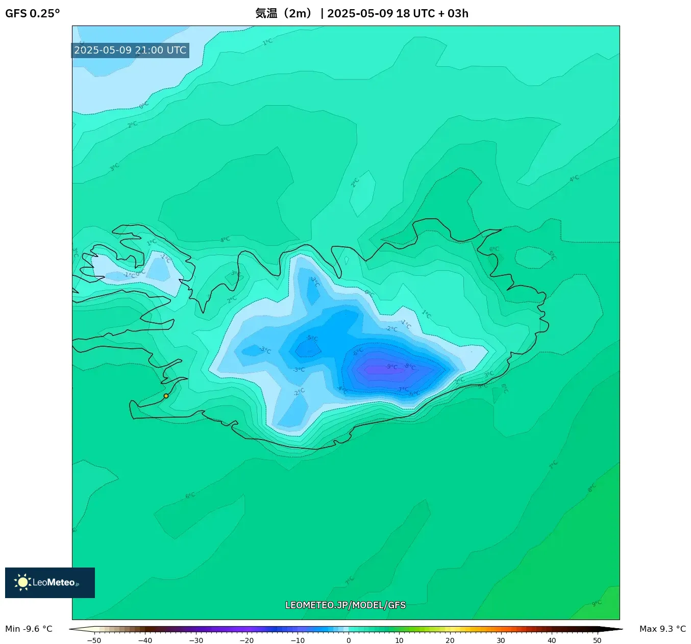 GFS - アルゼンチン, 気温(2m) GFS - アルゼンチン, 気温(2m)