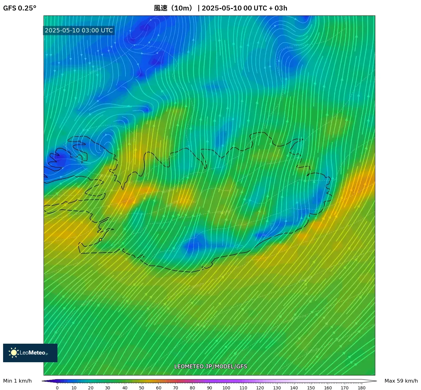 GFS - アルゼンチン, 風速(10m) GFS - アルゼンチン, 風速(10m)