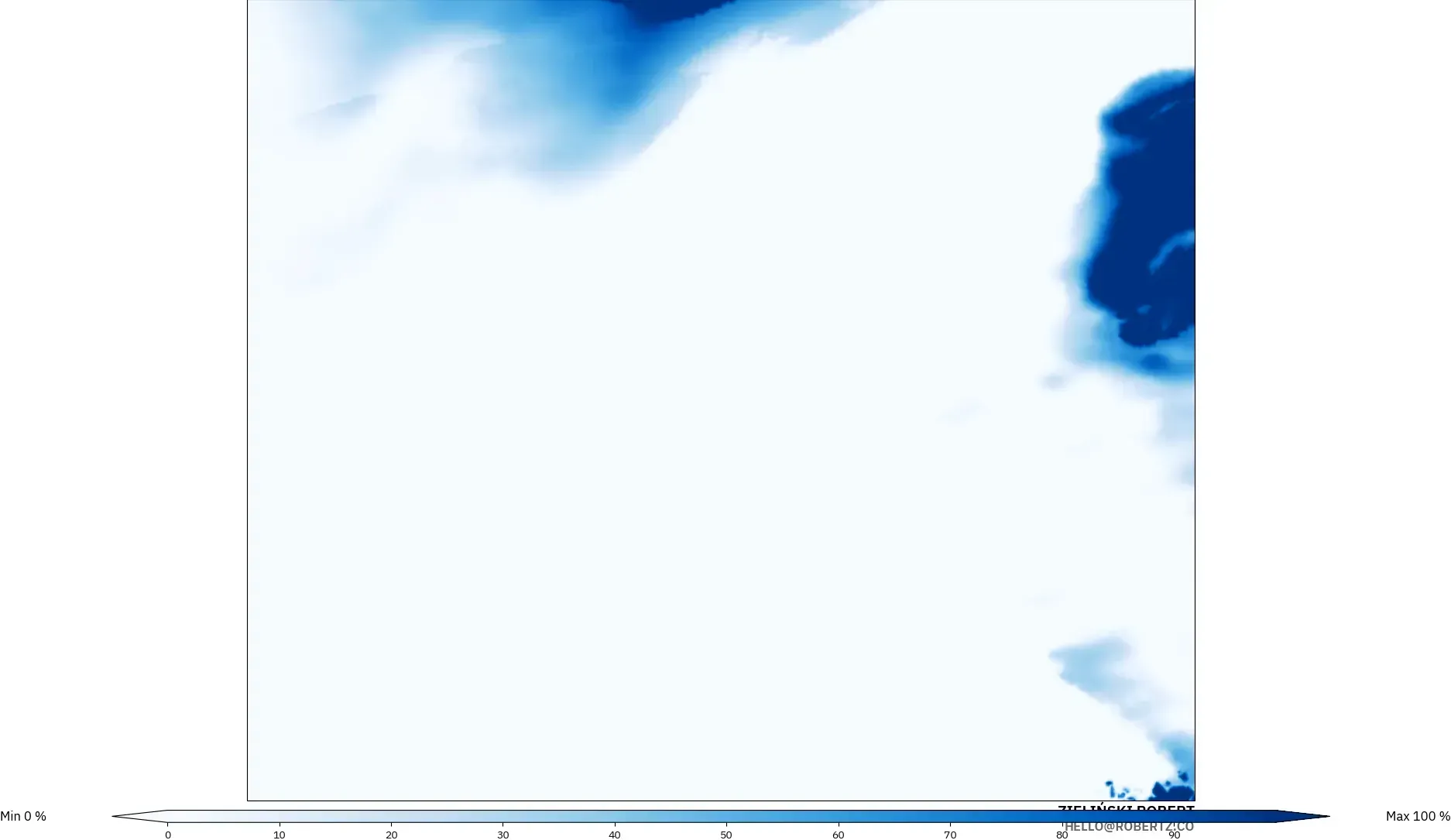 ICON ポーランド 2 km モデル - ポーランド, Low Cloud Cover