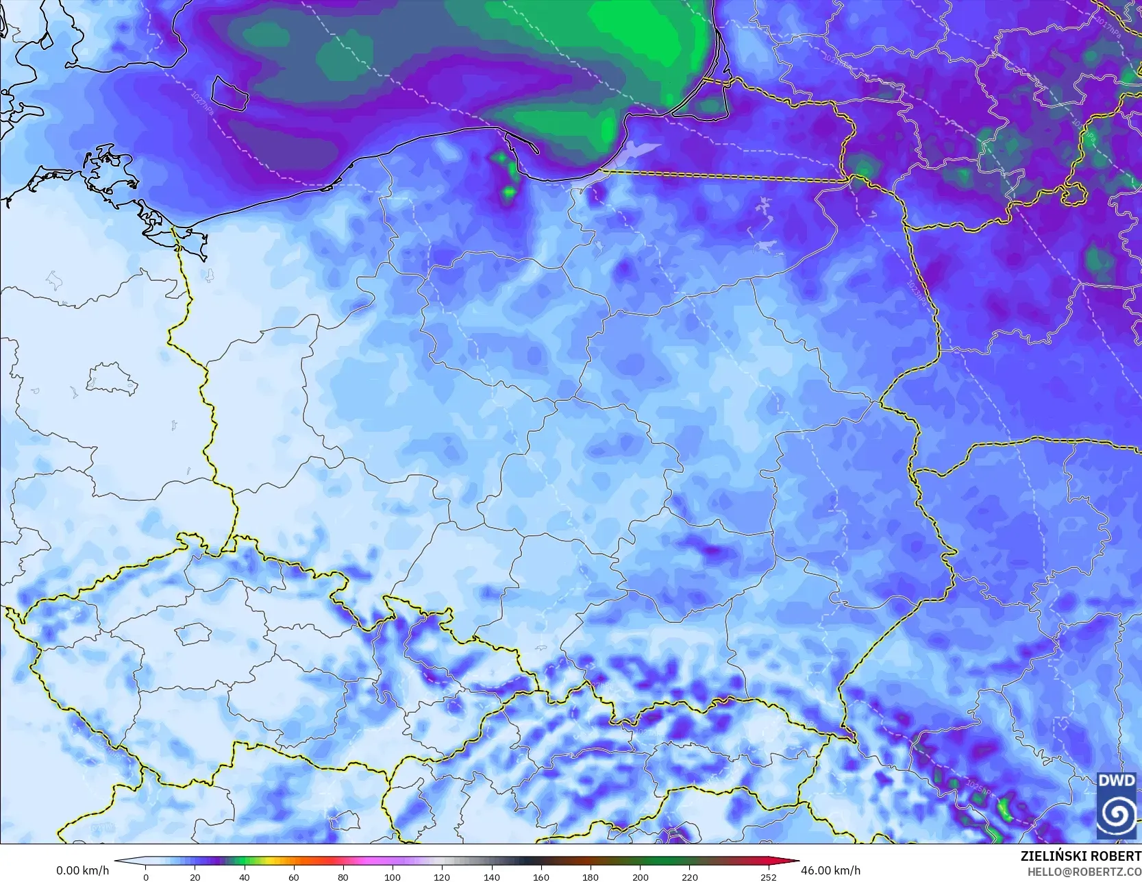 ICON モデル - ポーランド, 突風