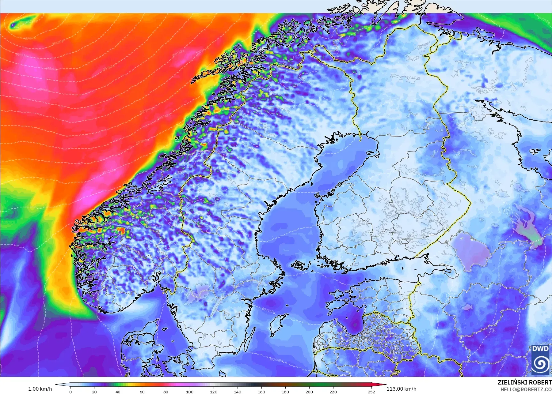 ICON モデル - スカンジナビア, 突風