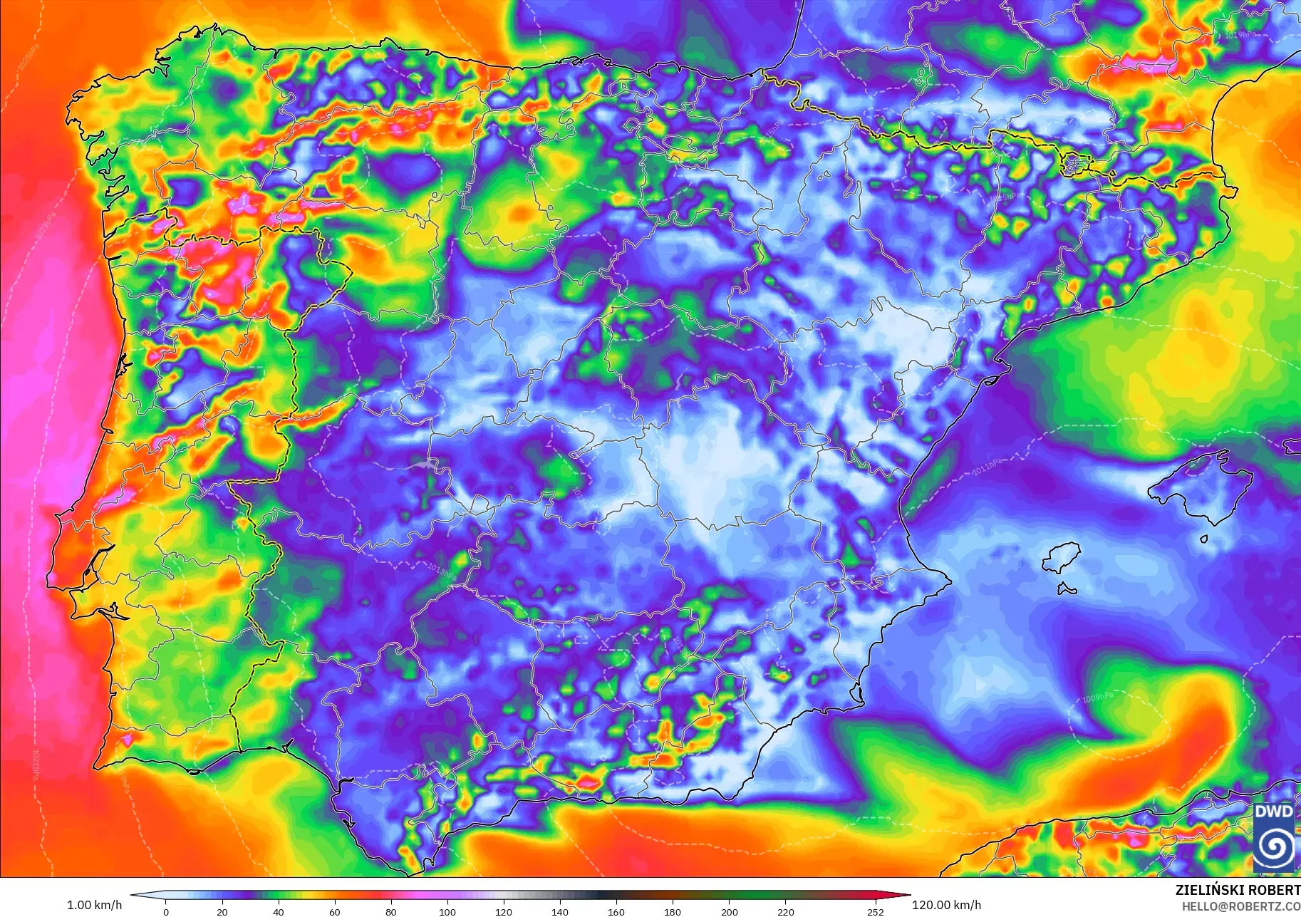 ICON モデル - スペイン, 突風