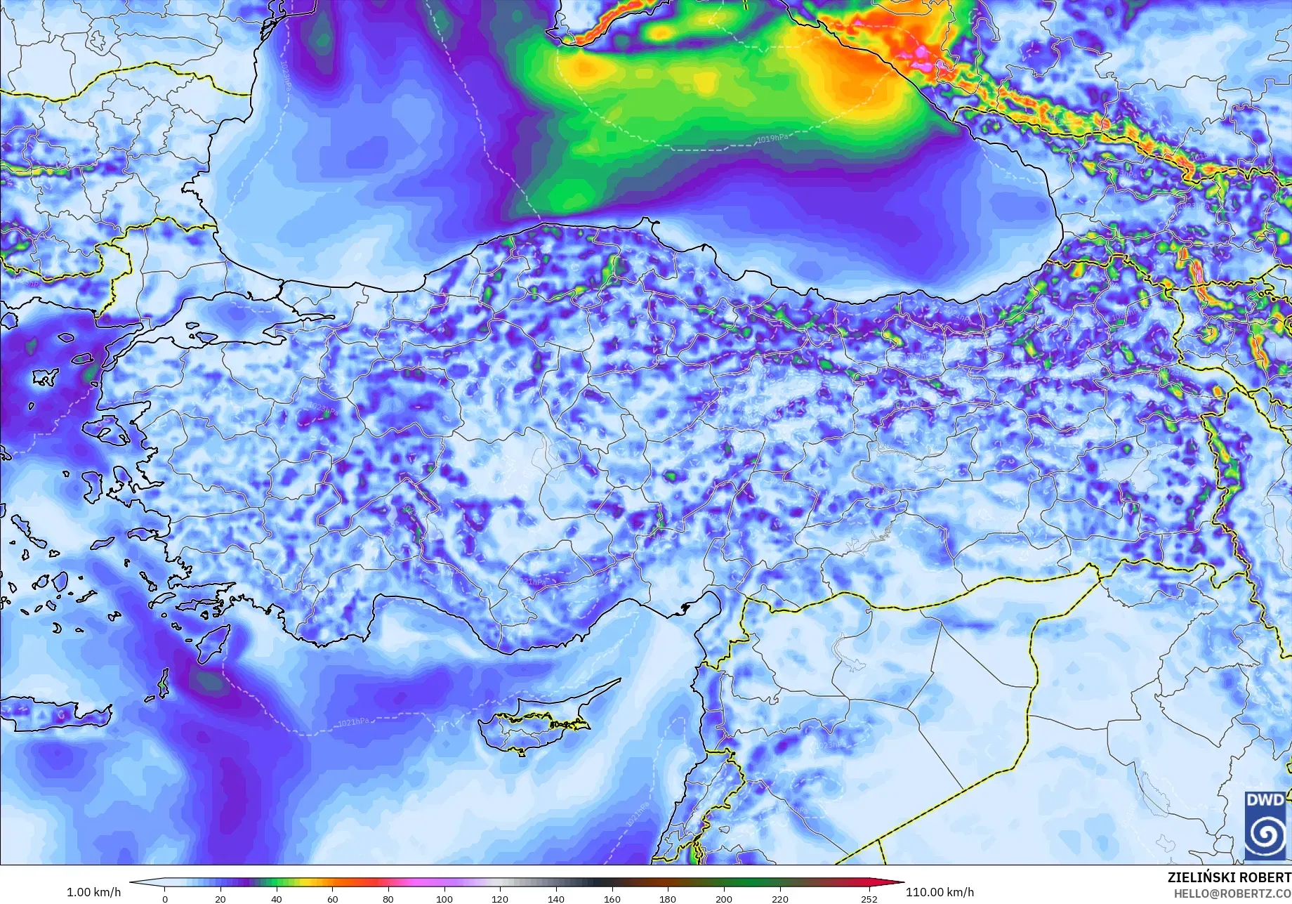 ICON モデル - トルコ, 突風