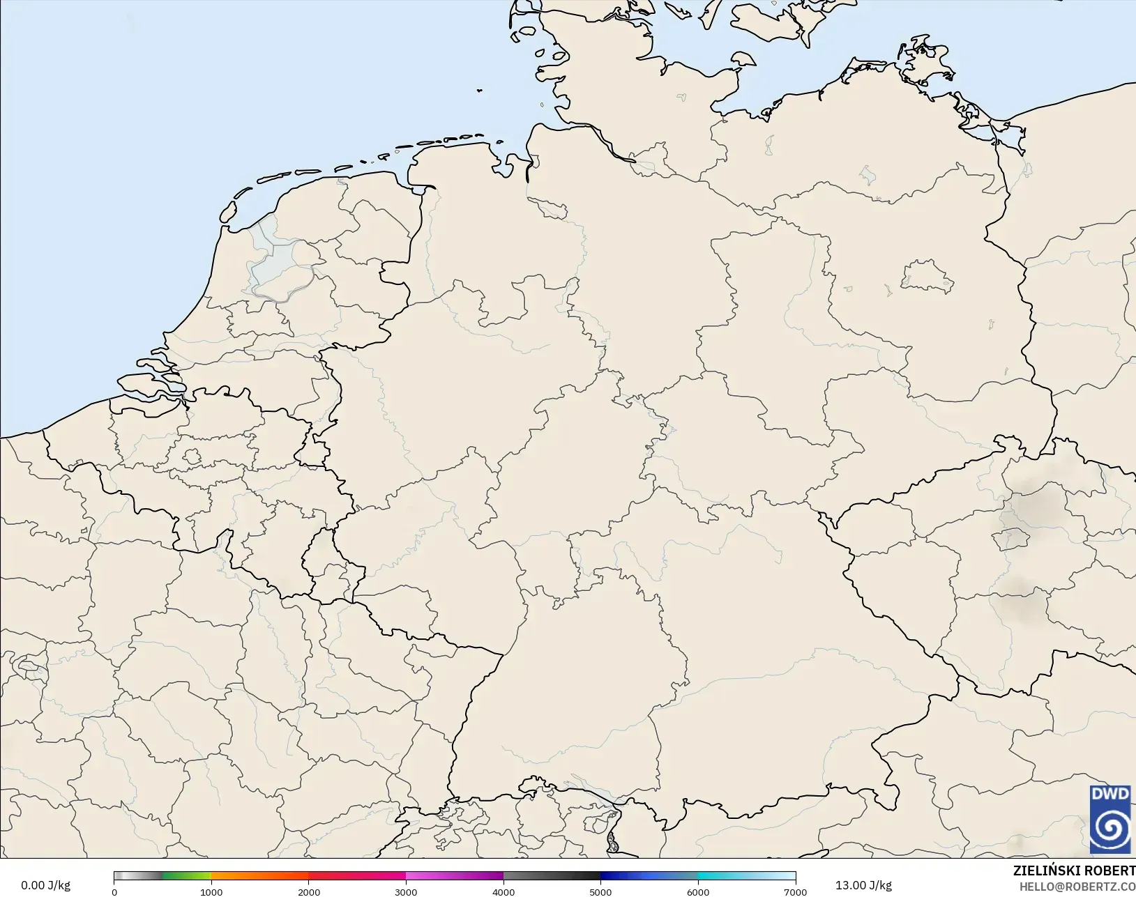 ICON モデル - ドイツ, CAPE