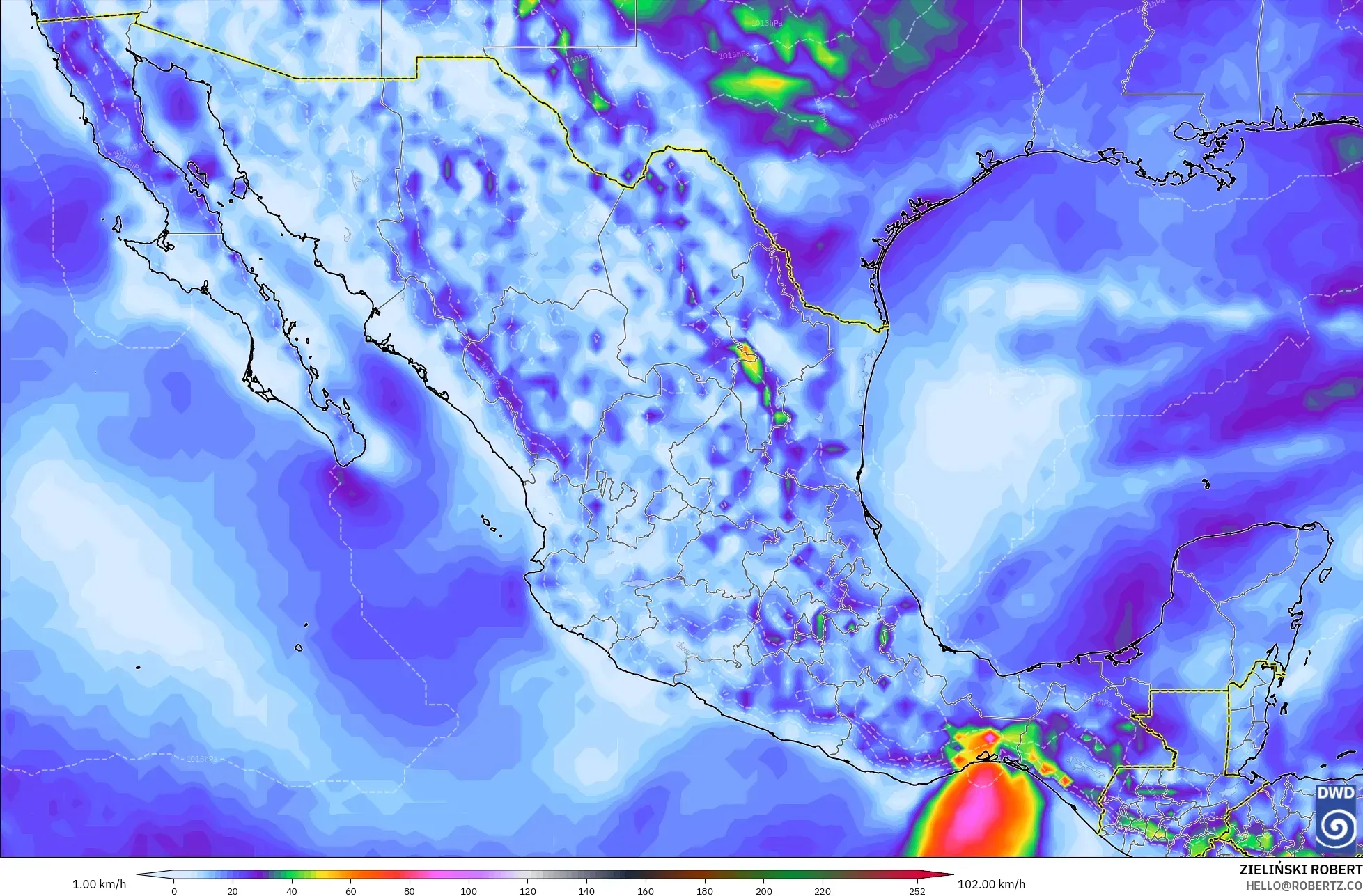 ICON モデル - メキシコ, 突風