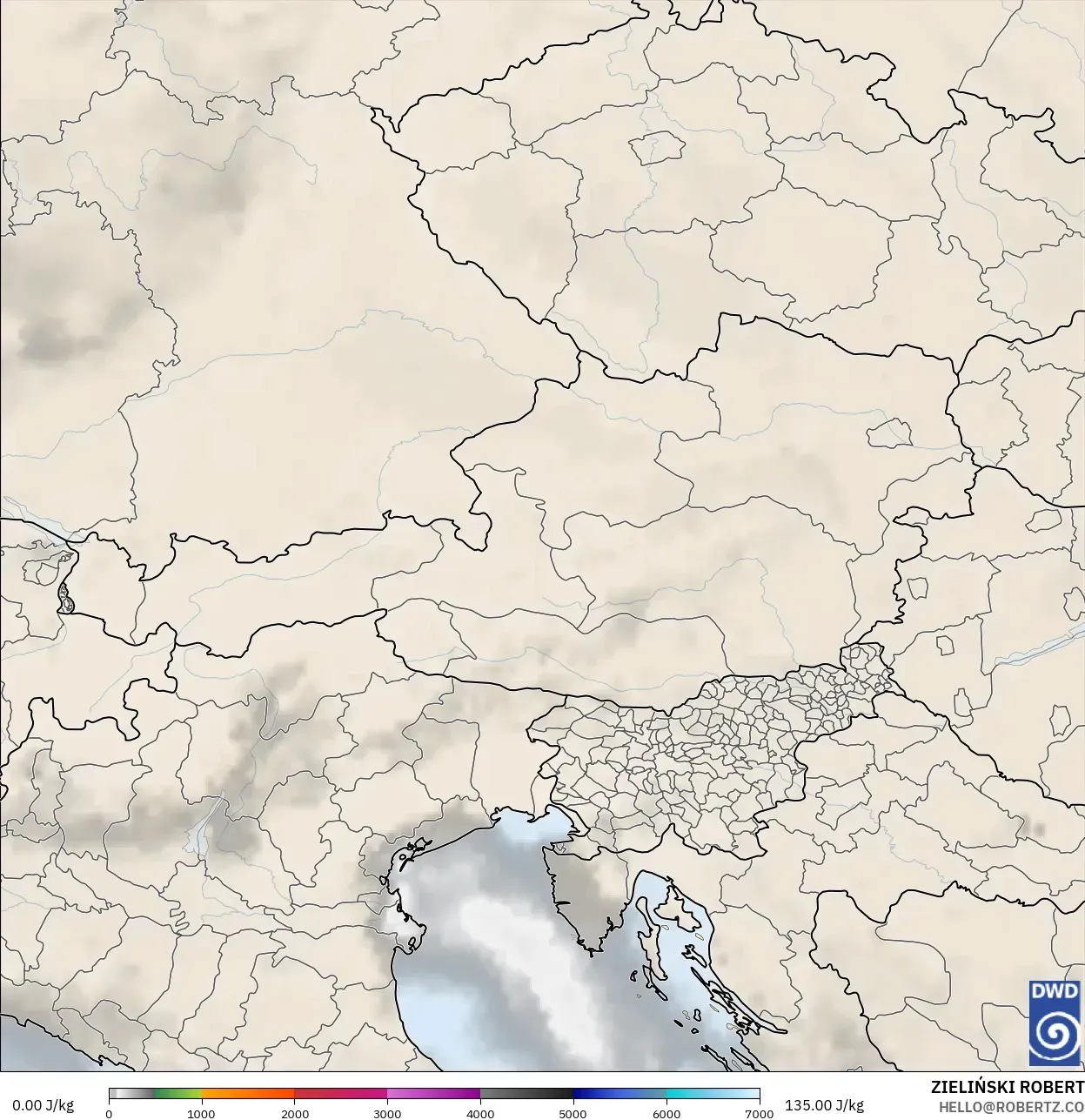 ICON モデル - オーストリア, CAPE