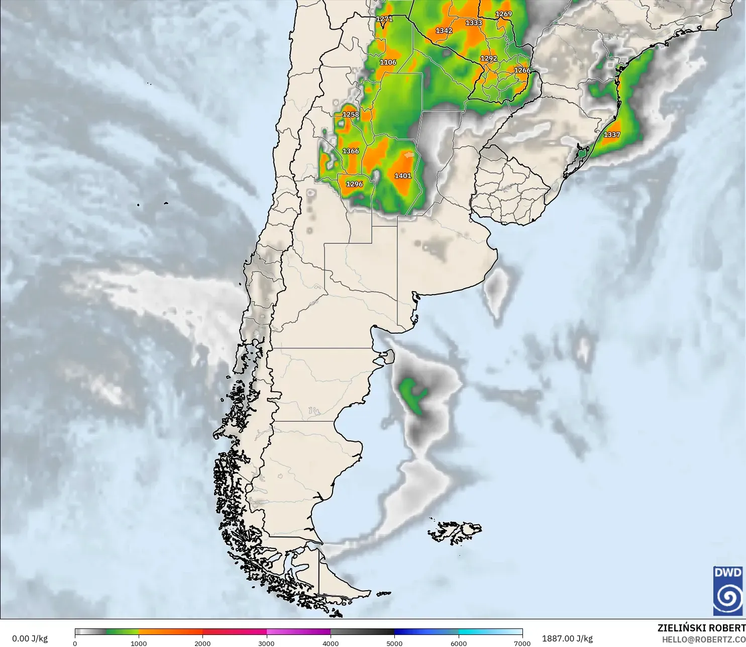 ICON モデル - アルゼンチン, CAPE