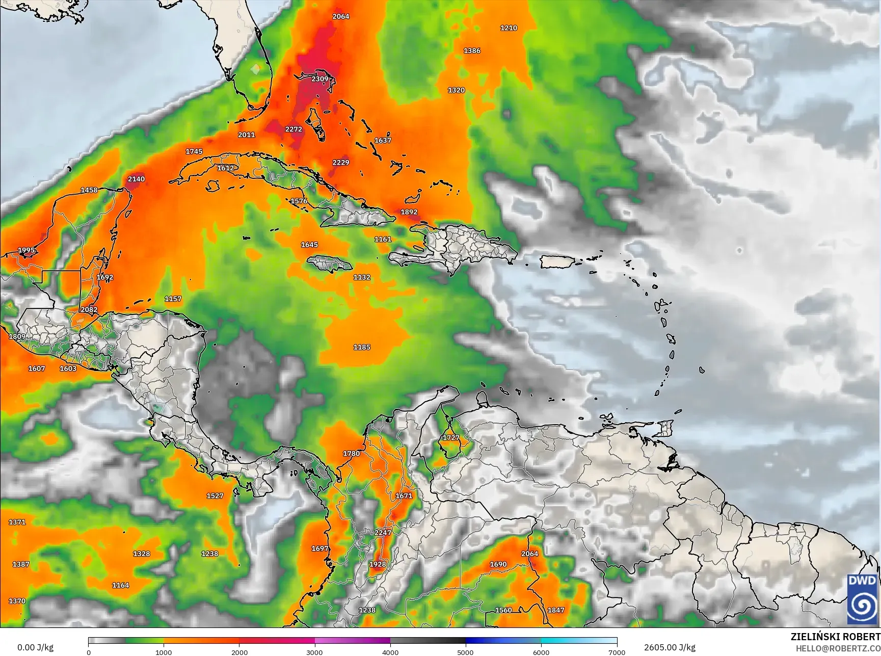 ICON モデル - カリブ海, CAPE
