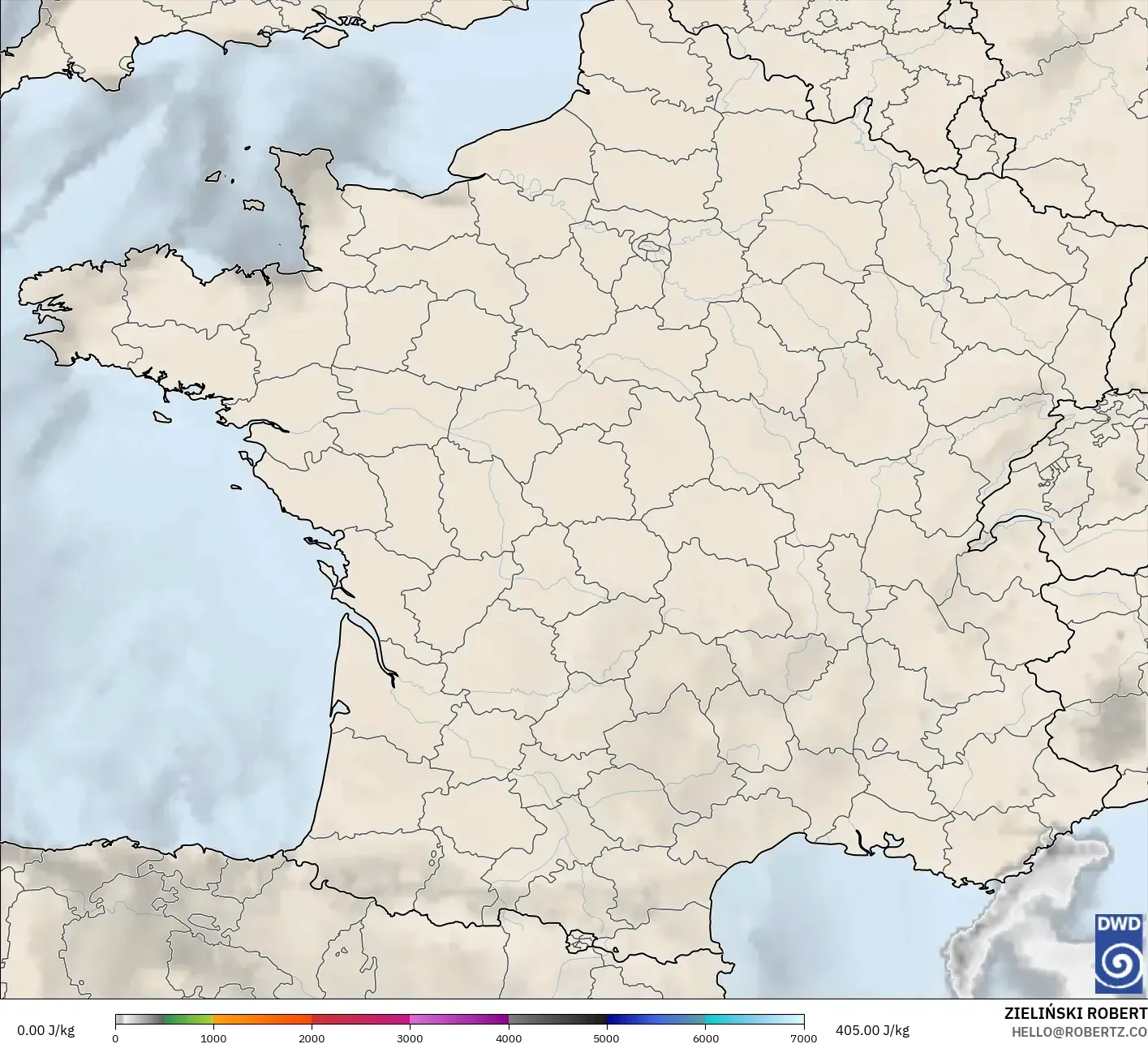 ICON モデル - フランス, CAPE