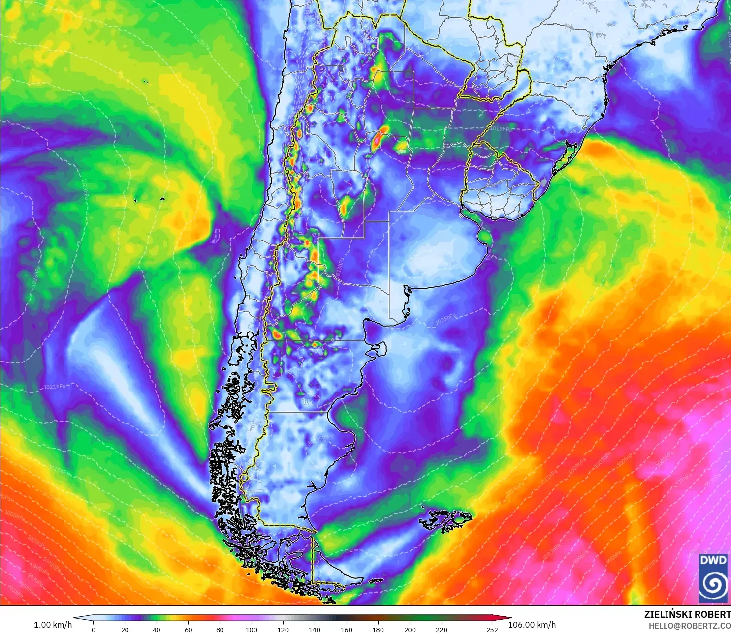 ICON モデル - アルゼンチン, 突風