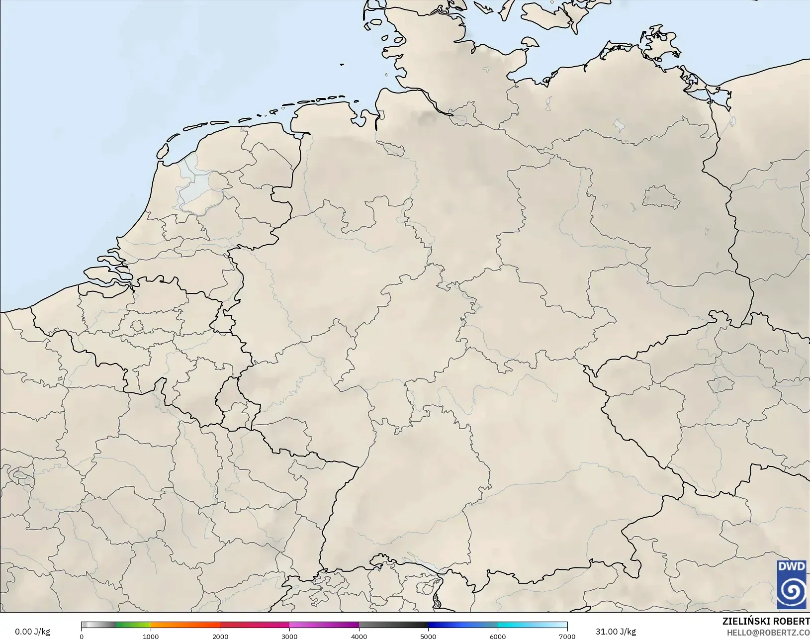 ICON モデル - ドイツ, CAPE