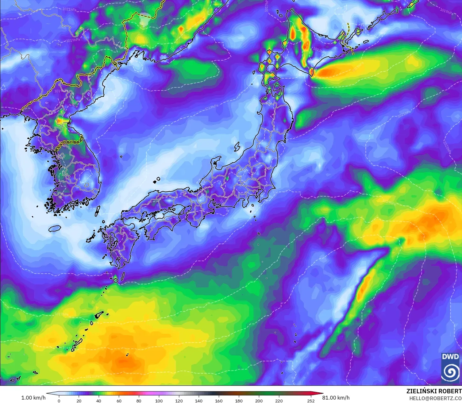 ICON モデル - 日本, 突風