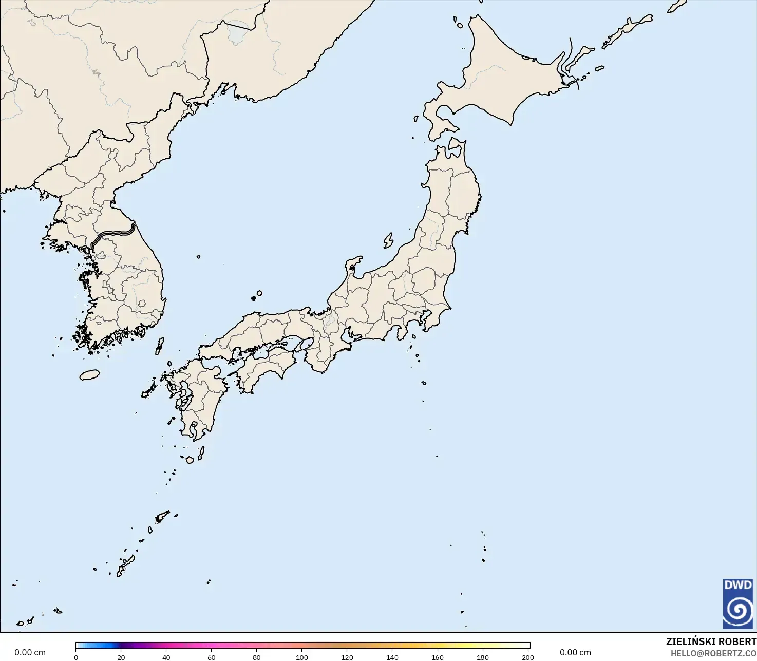 ICON モデル - 日本, 積雪深