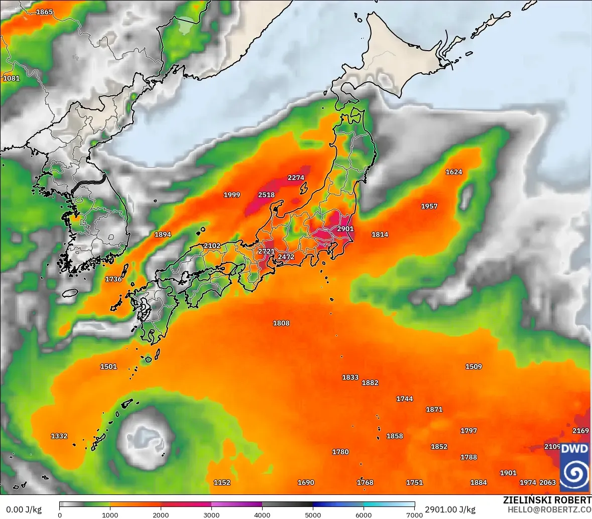 ICON モデル - 日本, CAPE