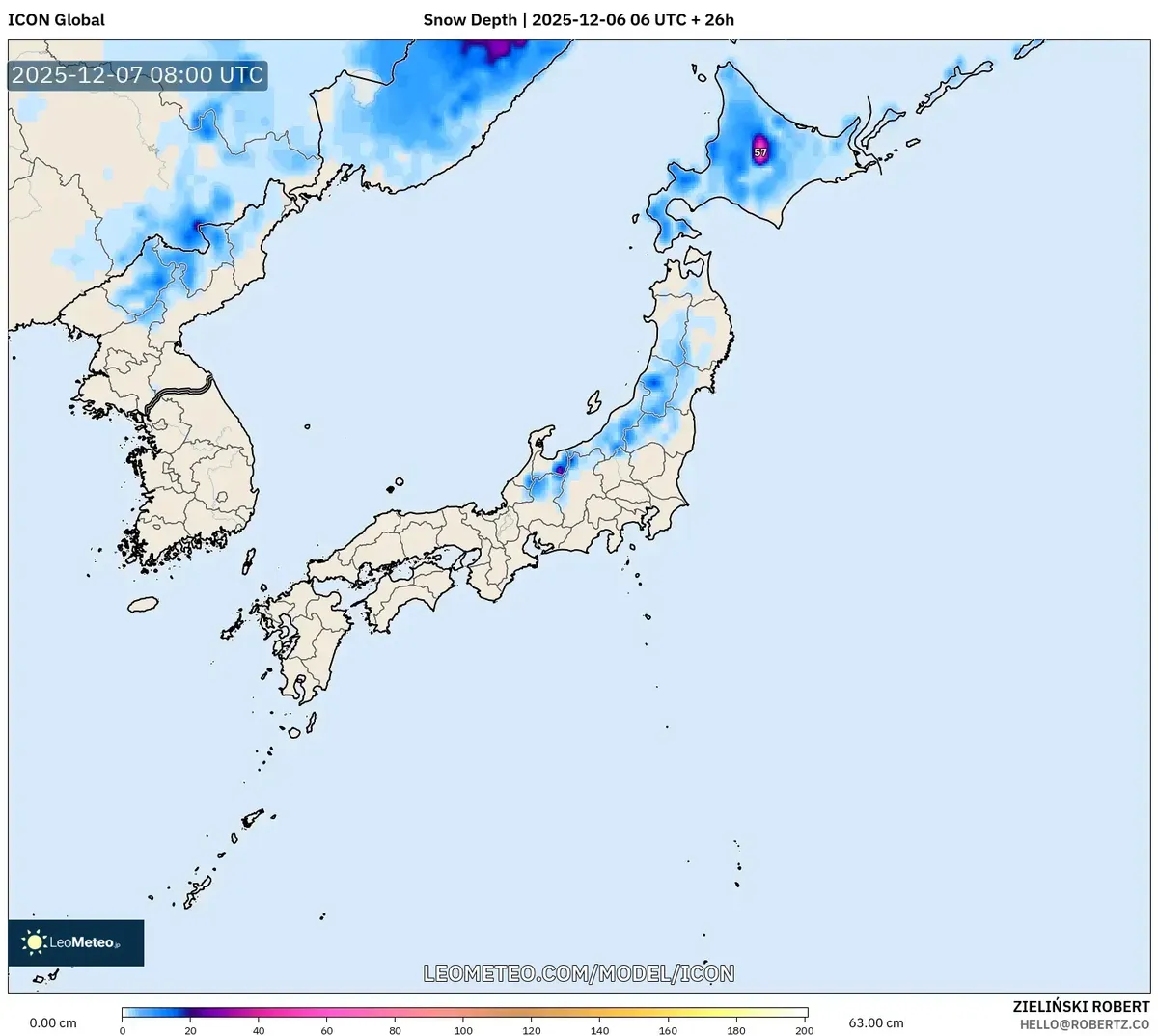 2025-12-06 日本の雪に覆われた山々　嵐と強風の最中