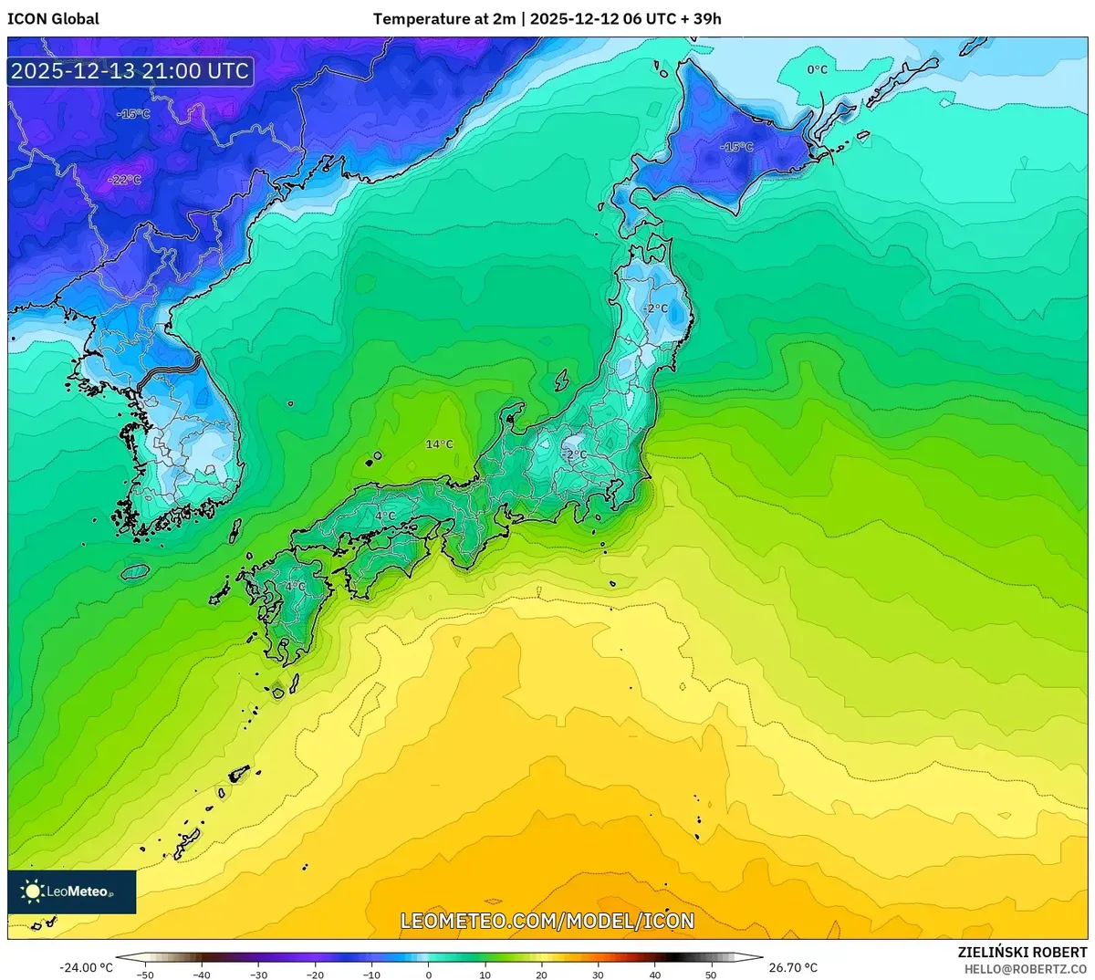 日本横断の寒冷前線気温異常 – 2025-12-12 天気アップデート
