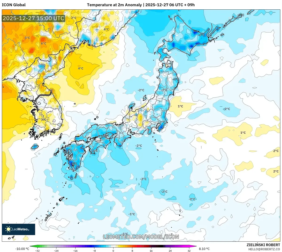 12月28日、2025年の温度異常が北部の寒さを浮き彫にしている