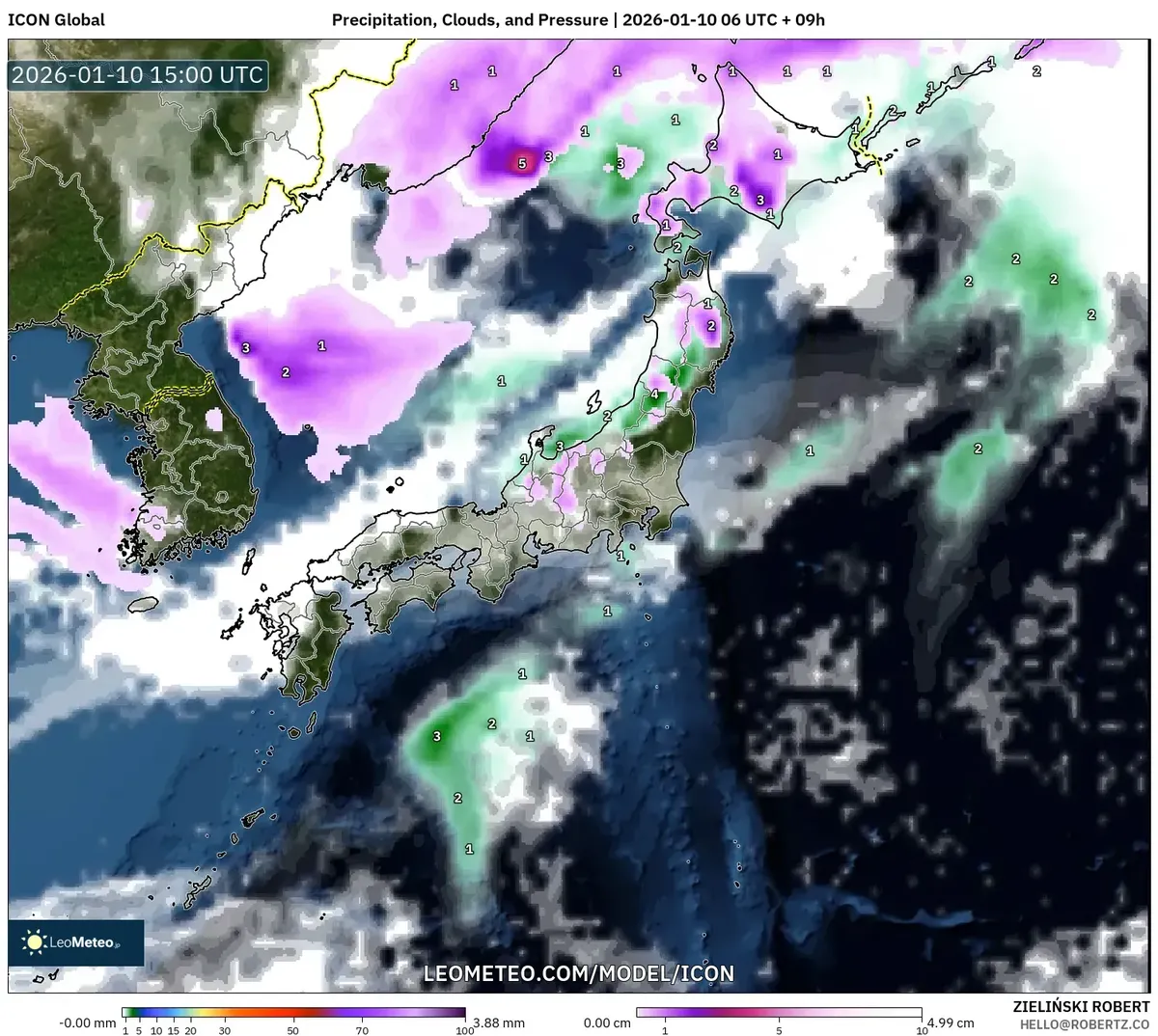 2026年1月11日 北日本を覆う大雪