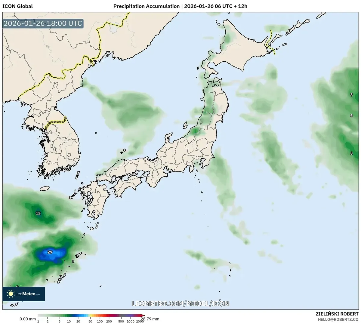 2026年1月27日の沖縄の大雨