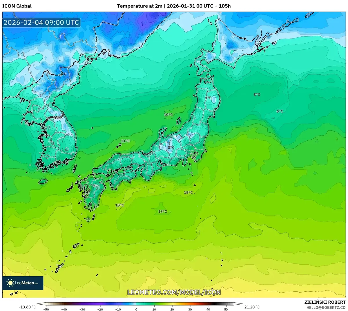 ２月４日の最高気温