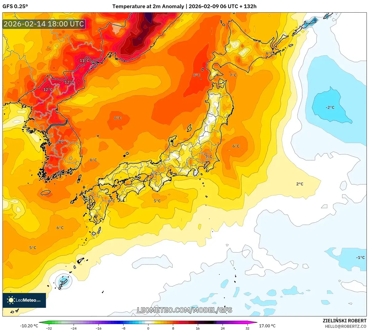 東京地域の穏やかな朝の異常 2月15日、2026年