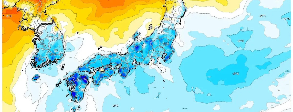 日本を襲う“歴史級”寒冷前線：12月5日に全国で暴風・豪雪・急冷の恐れ