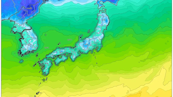 日本に95 km/hの強風が襲来 – 2025年12月9日の大雨と雪の予報