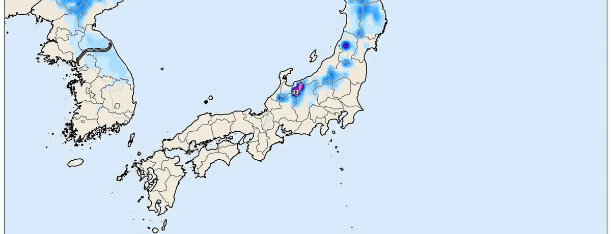 北海道で猛吹雪・最大瞬間風速130 km/hの予想 – 2025年12月16日 天気予報