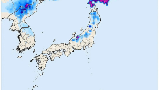 北海道で猛吹雪・最大瞬間風速130 km/hの予想 – 2025年12月16日 天気予報