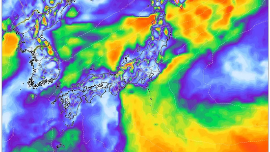 12月20日（土）、日本を時速120kmの暴風が直撃　大雨と高めの気温を予想【2025年12月20日】
