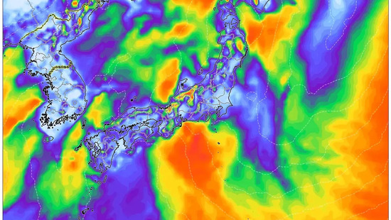 クリスマス寒波　最大140 km/hの暴風が日本列島を直撃　2025-12-23〜2025-12-26