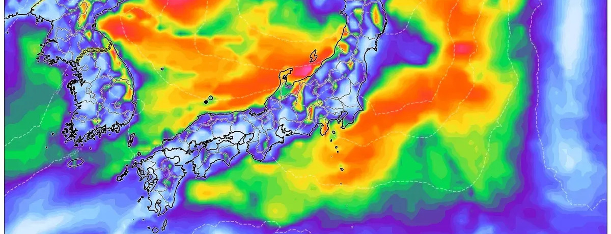 2025年12月30日の日本列島は大荒れ　北は真冬の寒波・南は蒸し暑い大雨・各地で強風