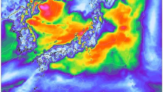 2025年12月30日の日本列島は大荒れ　北は真冬の寒波・南は蒸し暑い大雨・各地で強風