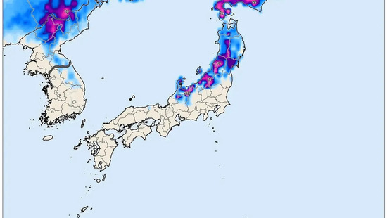 2026年1月11日の寒気と冬型の天気 – 北日本は大雪、南日本は穏やかな陽気