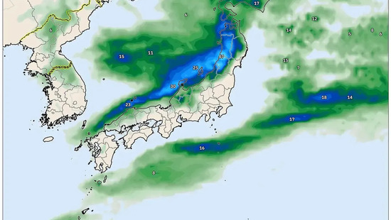 2026年1月13日のダイナミックな天気パターン：北は大雪と強風、南は穏やかな晴天――日本列島を二分する天気！
