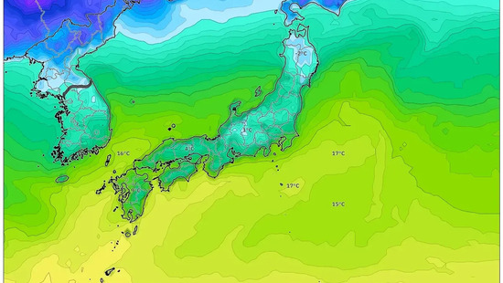 2026年1月15日　寒く風の強い一日：北日本は大雪、南日本は暖かく穏やか――際立つ気温差！