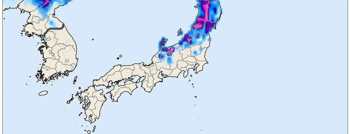 2026年1月16〜18日の日本の週末予報：冷たい風と雪、そして澄んだ青空のコントラスト！
