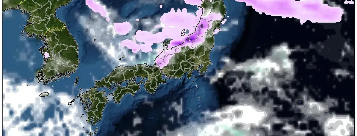 2026年2月1日　キリッと冷えた冬の日：晴天優勢、北日本は雪、南日本は穏やかな暖かさ