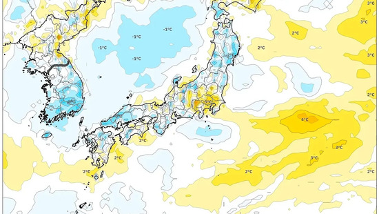 2026年2月2日　吹きつける寒気：雪の札幌、東京・大阪は強い北風に注意