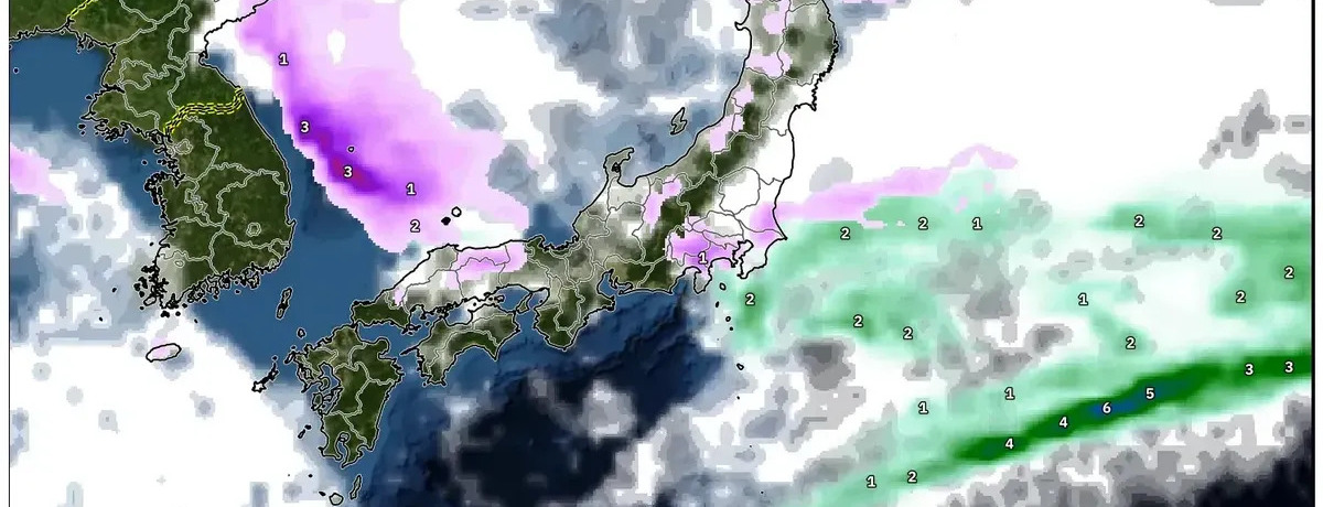 東京は寒気の中で最大10cmの降雪による交通影響のおそれ — 2026年2月7日(土)