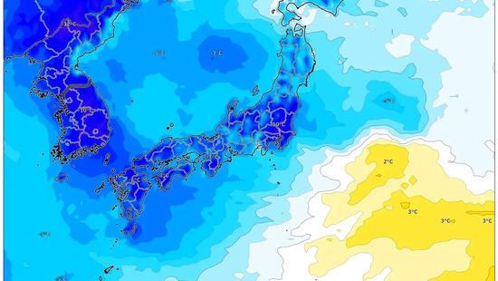 積雪5〜13cmで交通に影響のおそれ — 2026年2月8日（日・あす）