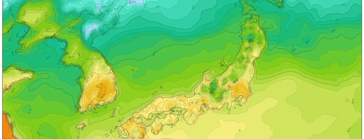 3月25日：週末にまとまった降雨に注意！日本全国の気象予報