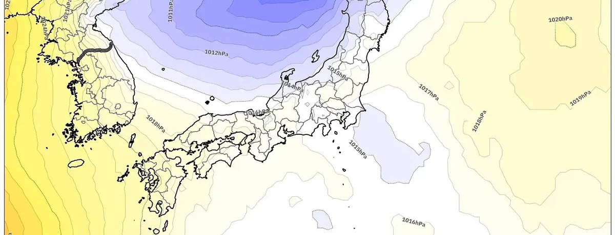 2026年1月7日の寒くダイナミックな天気 ― 北から南まで際立つコントラスト