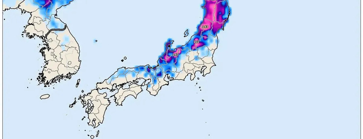 2026年1月24〜26日の日本の冬本番ウィークエンド予報 – 雪・強風・厳しい冷え込みに警戒！