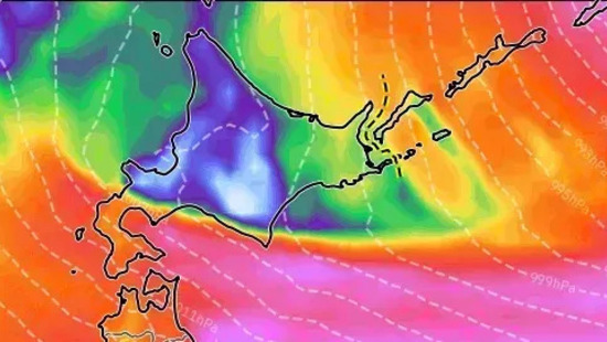 高地では最大瞬間風速32メートル。台風がこの地域を襲う。大雨のおそれ。
